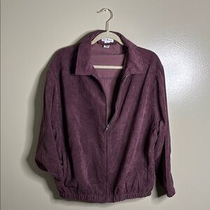 Women's Purple Corduroy Jacket